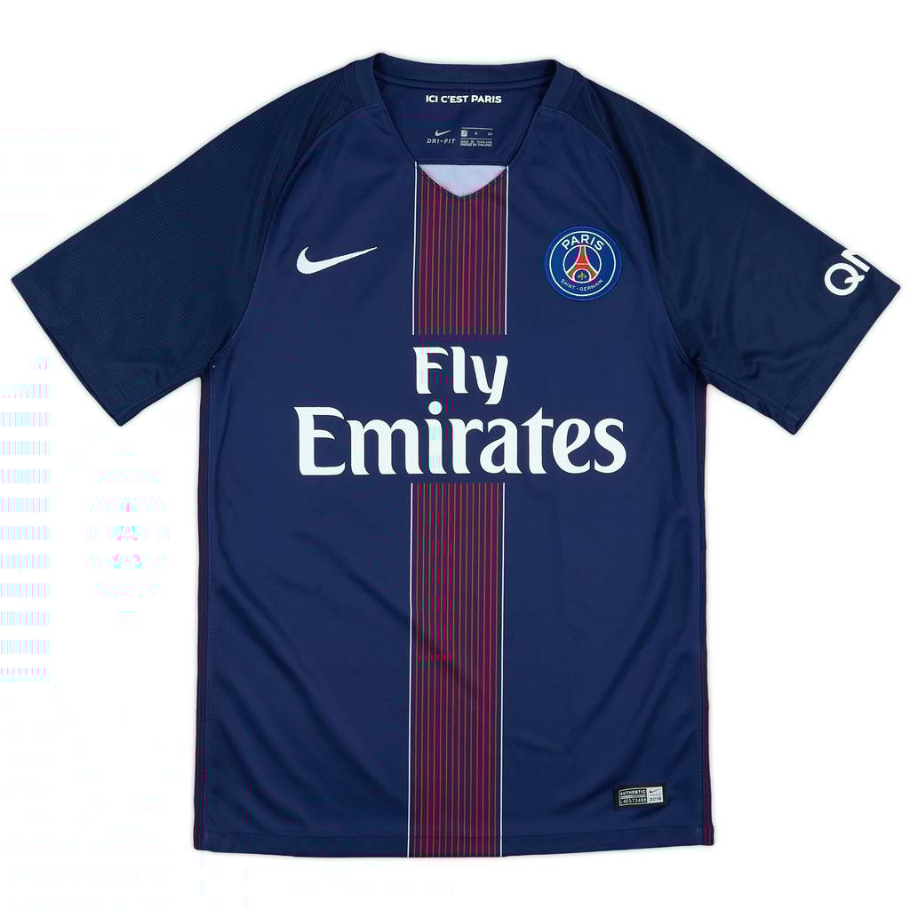 2016-17 Paris Saint-Germain Home Shirt - 9/10 - (S)