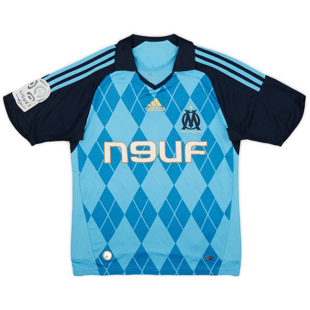 2008-09 Olympique Marseille Away Shirt - 7/10 - (L.Boys)