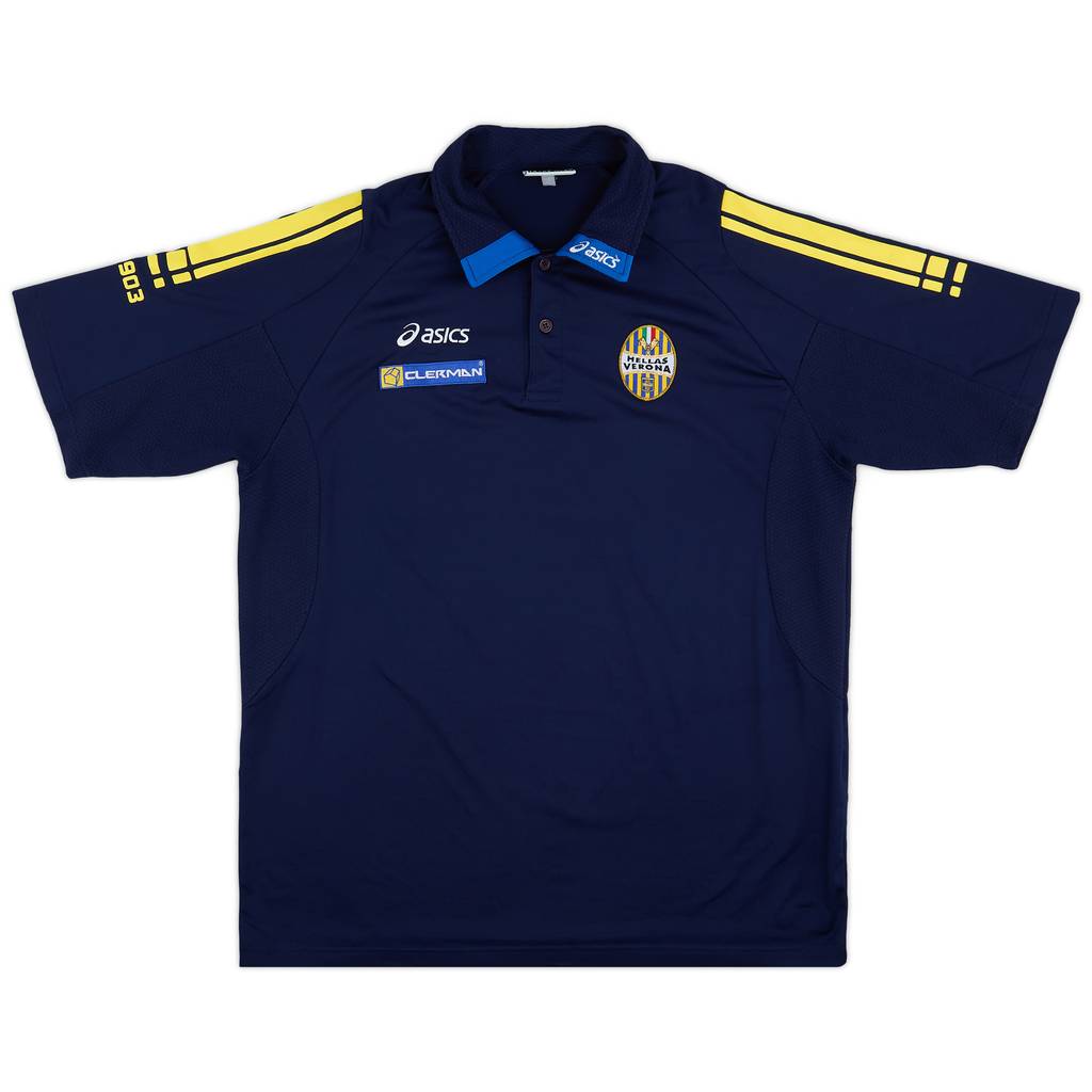 2006-08 Hellas Verona Asics Polo Shirt - 7/10 - (XXL)