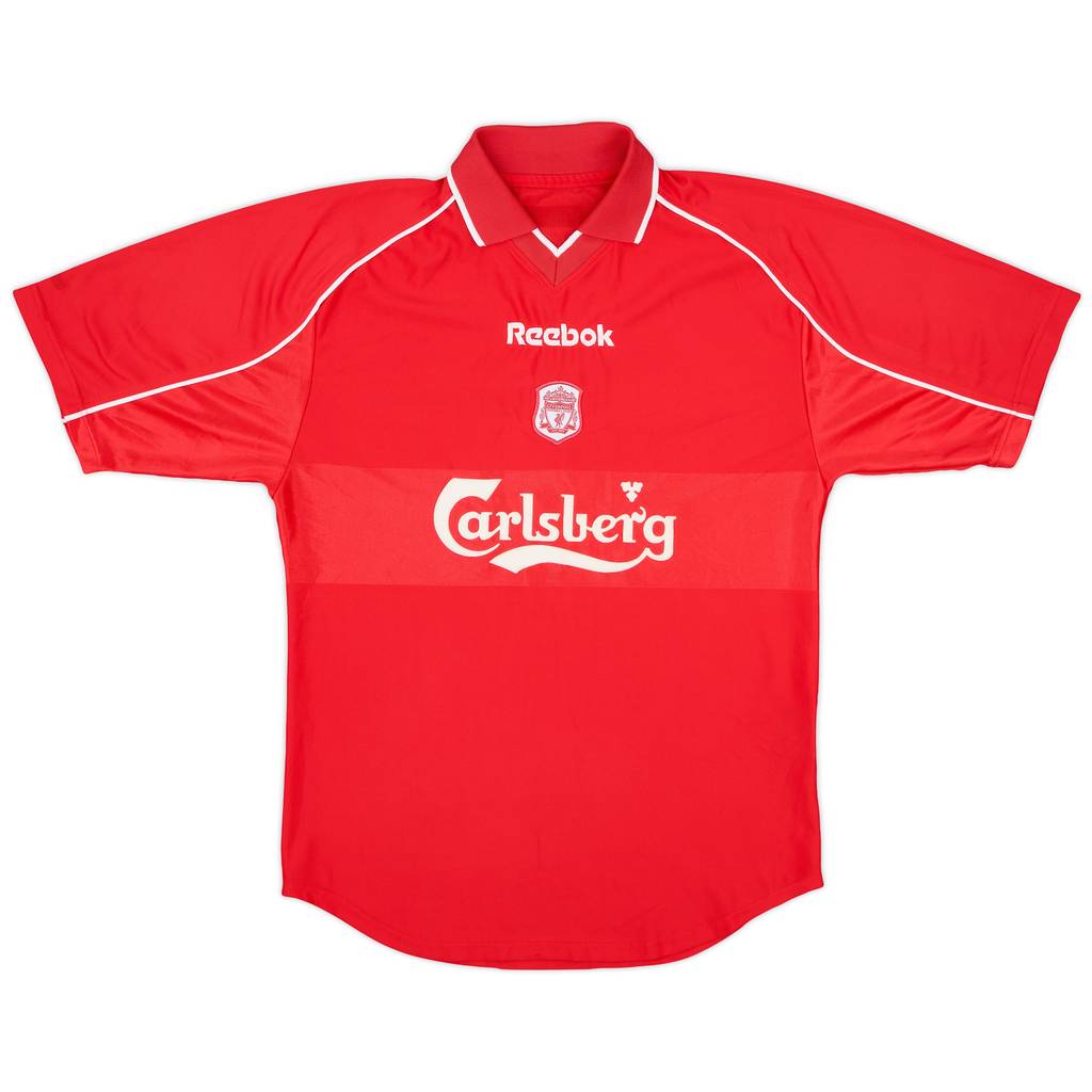 2000-02 Liverpool Home Shirt - 8/10 - (XL.Boys)