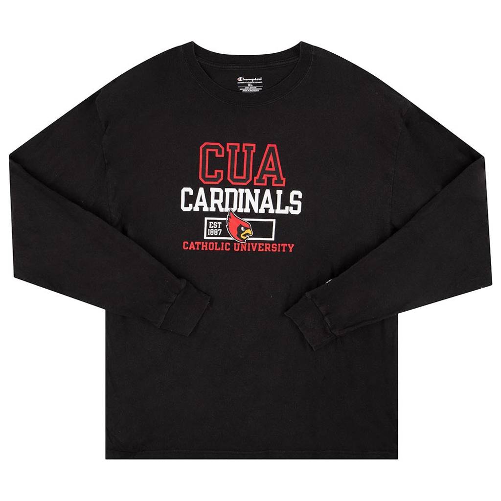 2010s Catholic University Cardinals Champion L/S Tee XL