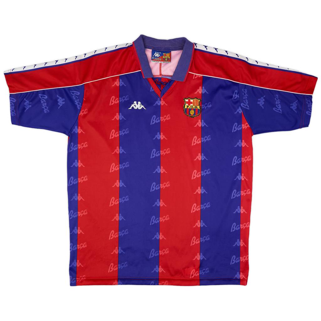 1992-95 Barcelona Home Shirt - 8/10 - (XL)