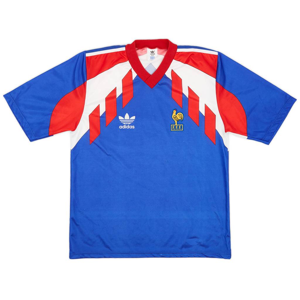 1990-92 France Home Shirt - 8/10 - (M/L)