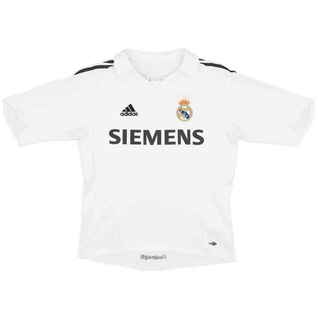 2005-06 Real Madrid Home Shirt - 7/10 - (L.Boys)