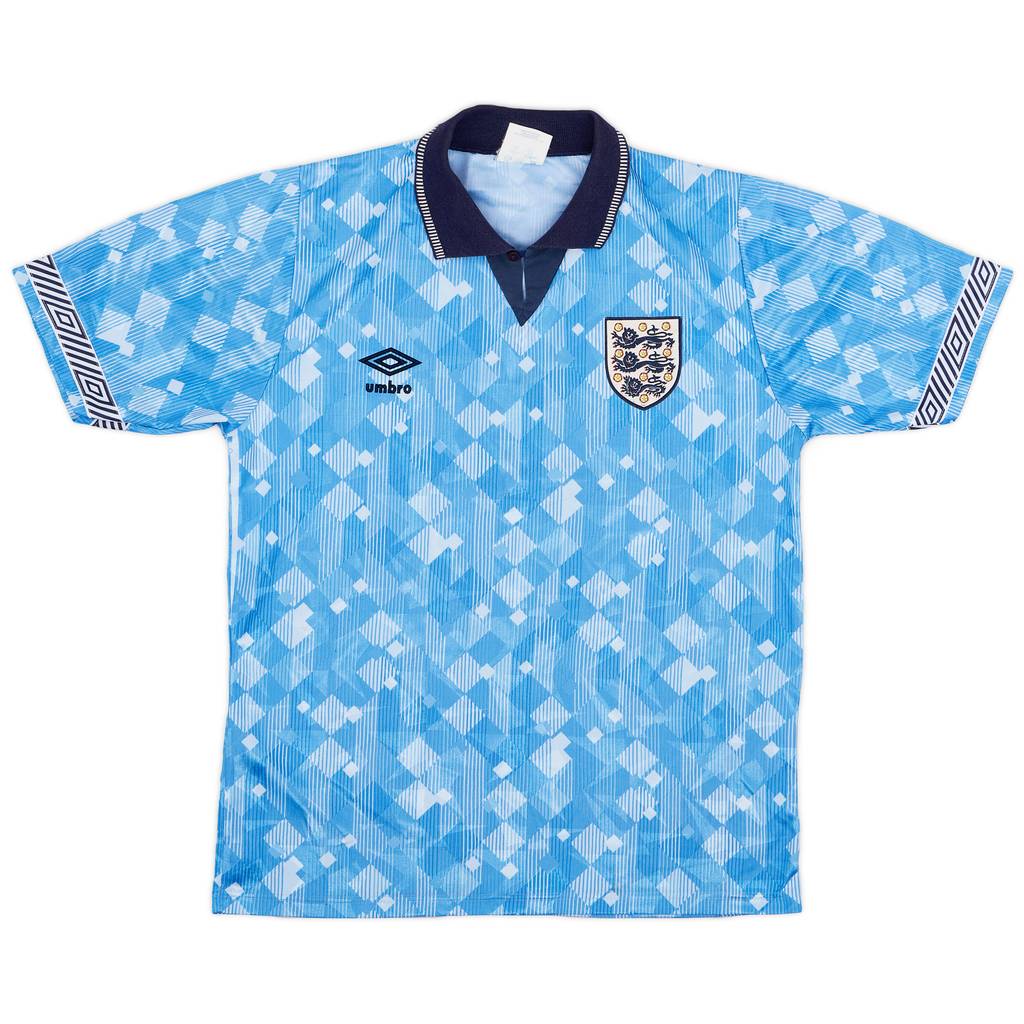 1990-92 England Third Shirt - 8/10 - (S)