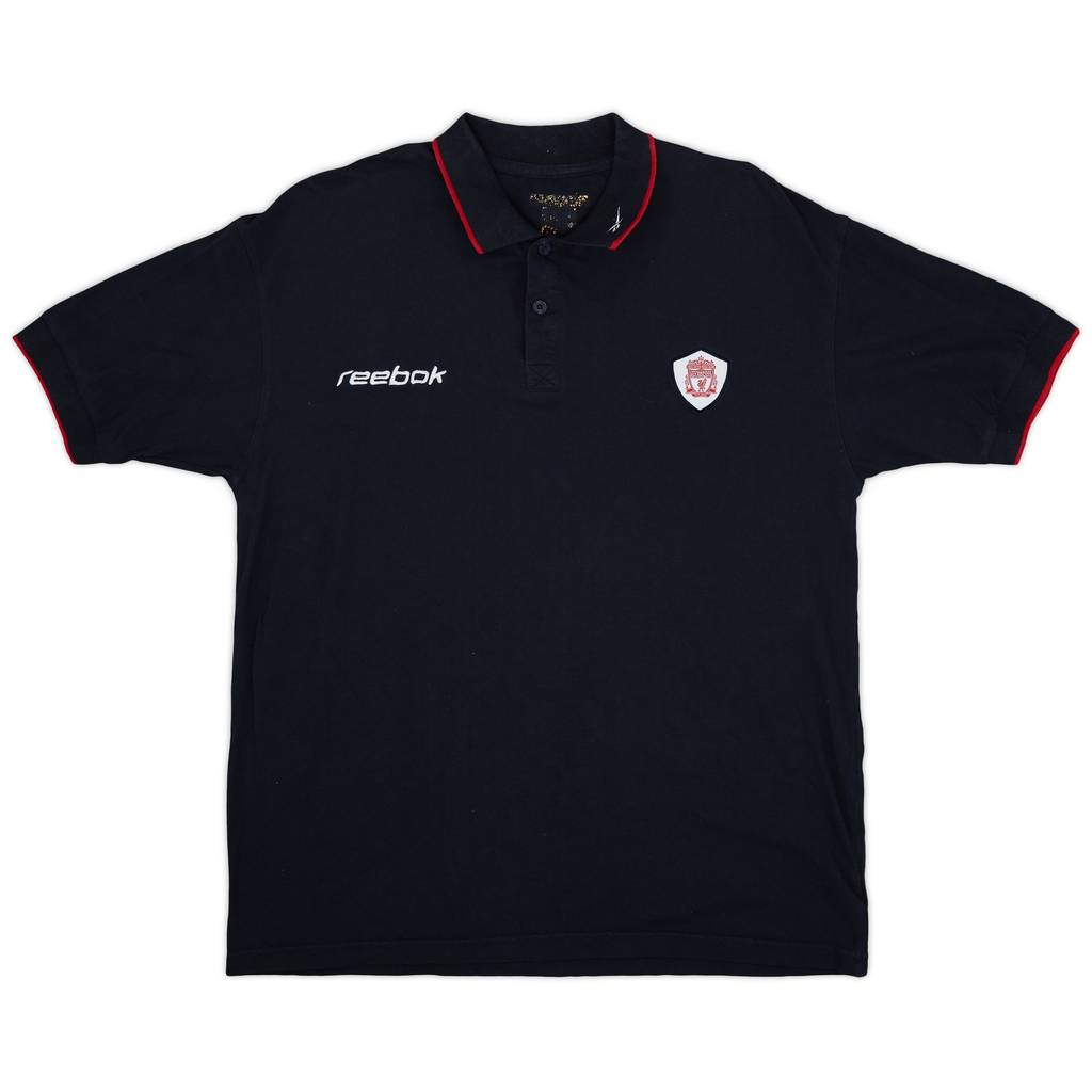 2001-02 Liverpool Reebok Polo Shirt - 8/10 - (L)