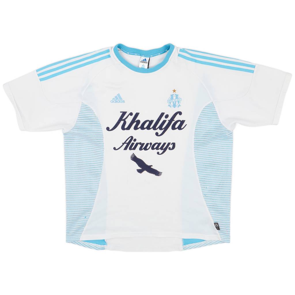 2002-03 Olympique Marseille Home Shirt - 6/10 - (XL)