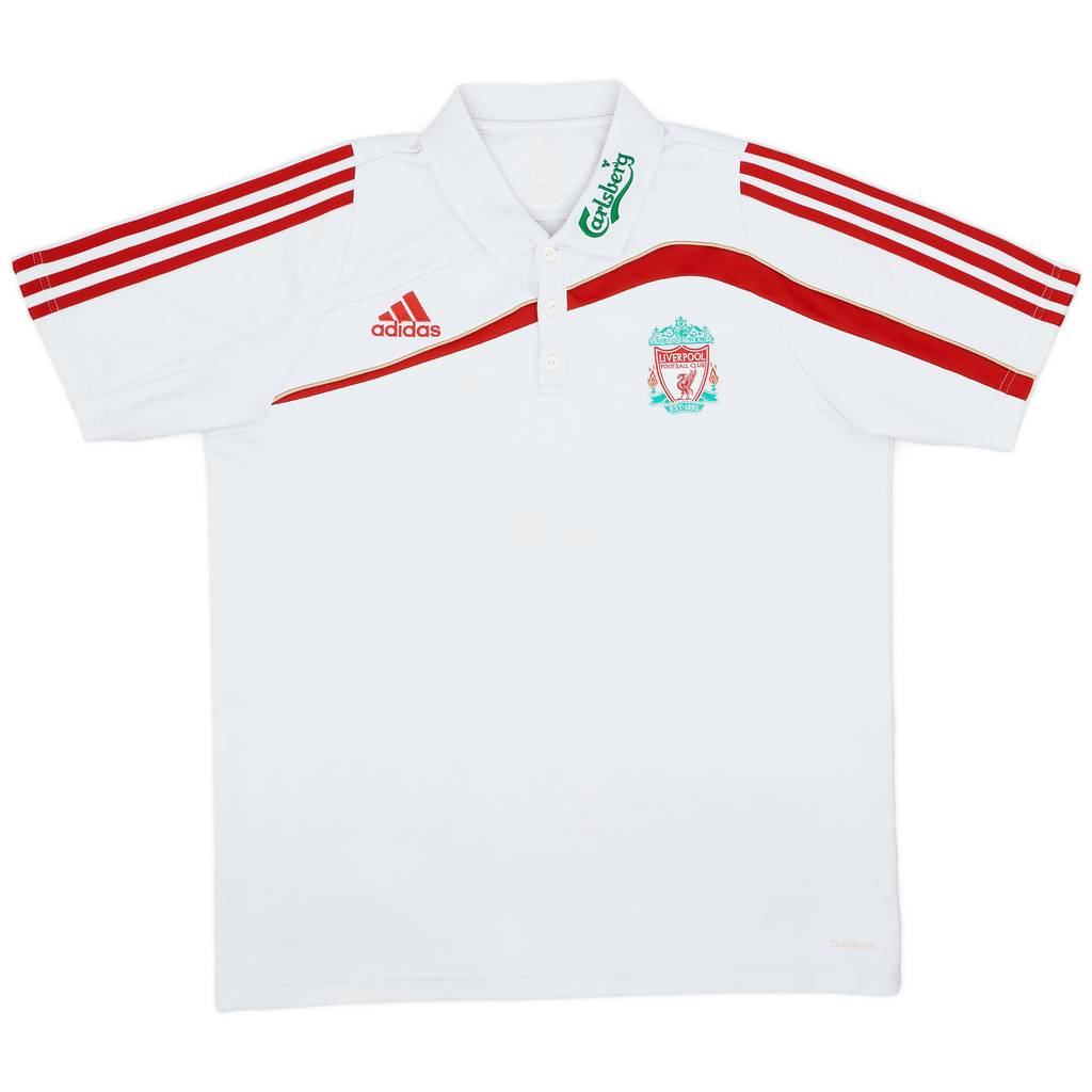 2009-10 Liverpool adidas Polo Shirt - 6/10 - (L)