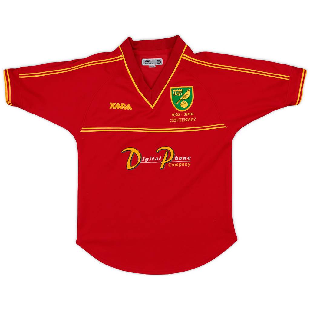 2001-02 Norwich Centenary Away Shirt - 8/10 - (M.Boys)