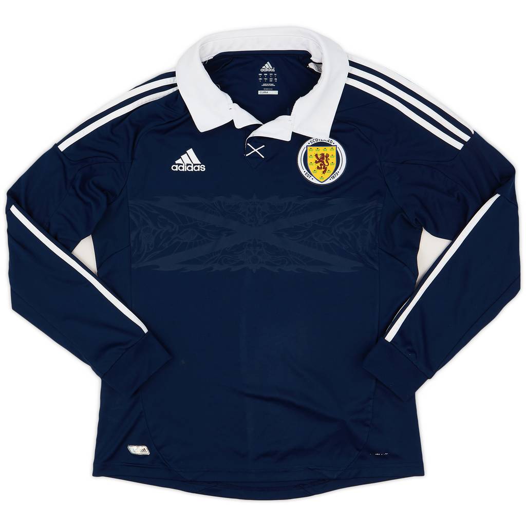 2011-13 Scotland Home L/S Shirt - 7/10 - (L)