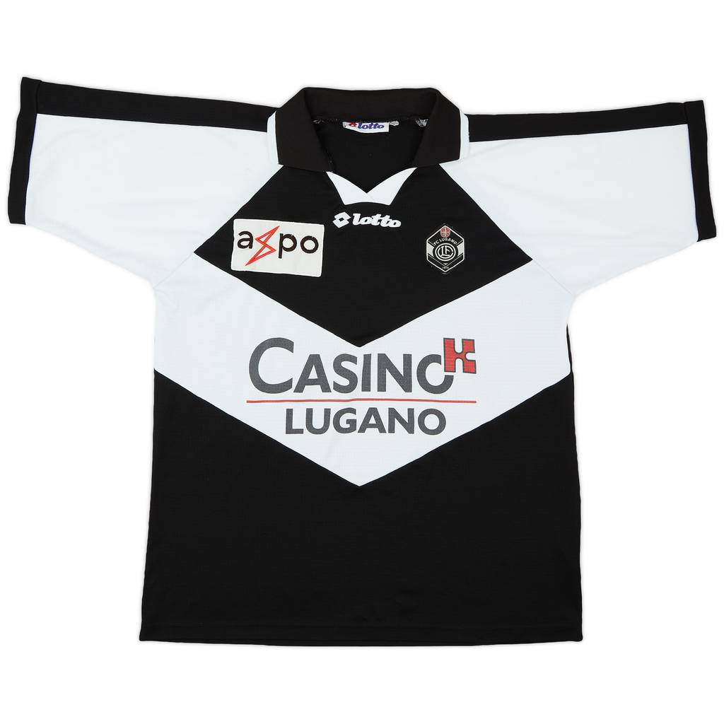 1997-98 FC Lugano Home Shirt - 8/10 - (M/L)