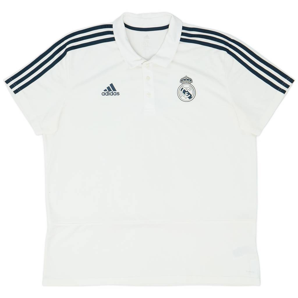 2018-19 Real Madrid adidas Polo Shirt - 9/10 - (XXL)