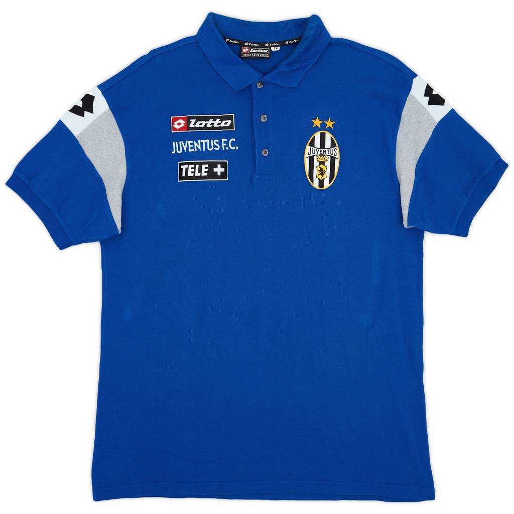 2000-01 Juventus Lotto Polo Shirt - 9/10 - (XL)