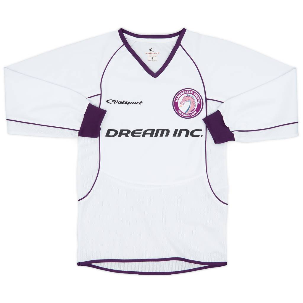 2004-05 Harchester United Away L/S Shirt - 9/10 - (Women's S)