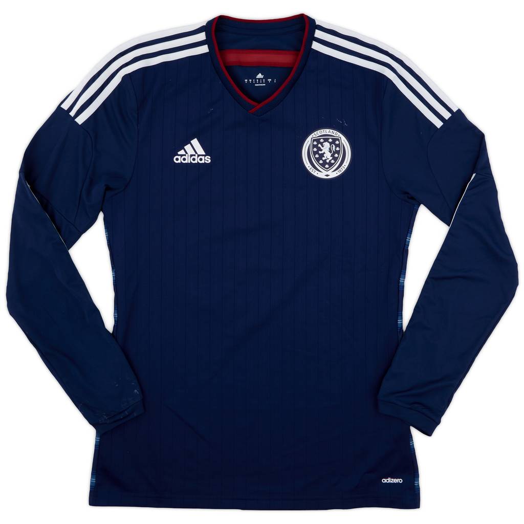 2014-15 Scotland Player Issue Home L/S - 7/10 - (M)
