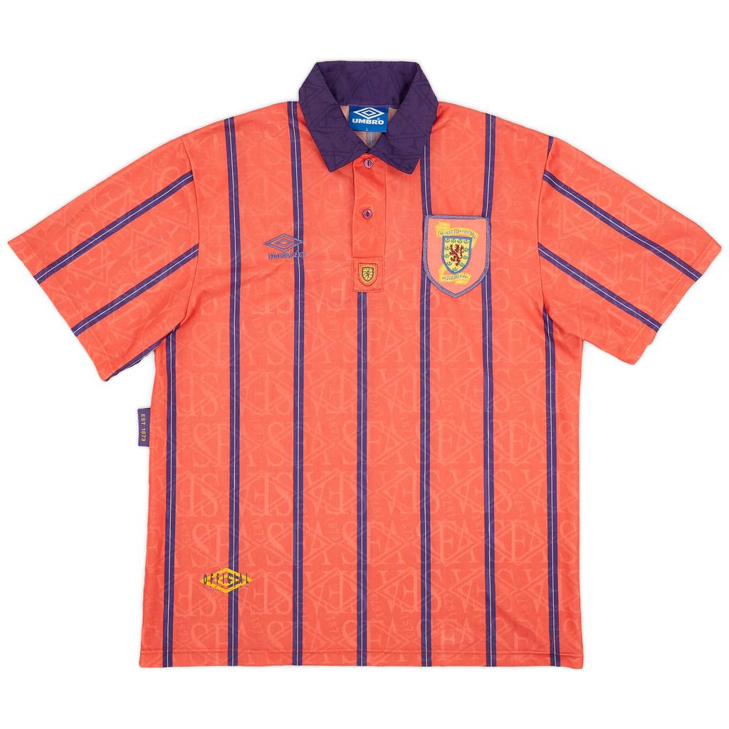 1993-95 Scotland Away Shirt - 8/10 - (L)