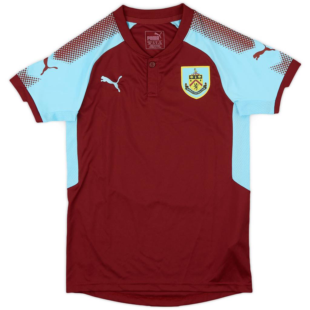2017-18 Burnley Home Shirt - 8/10 - (9-10 Years)