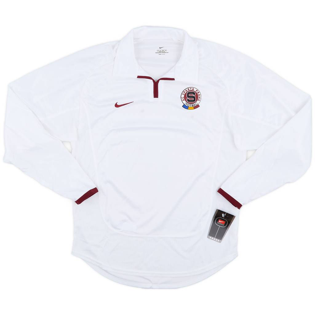 2001-03 Sparta Prague Player Issue Away L/S Shirt (S)