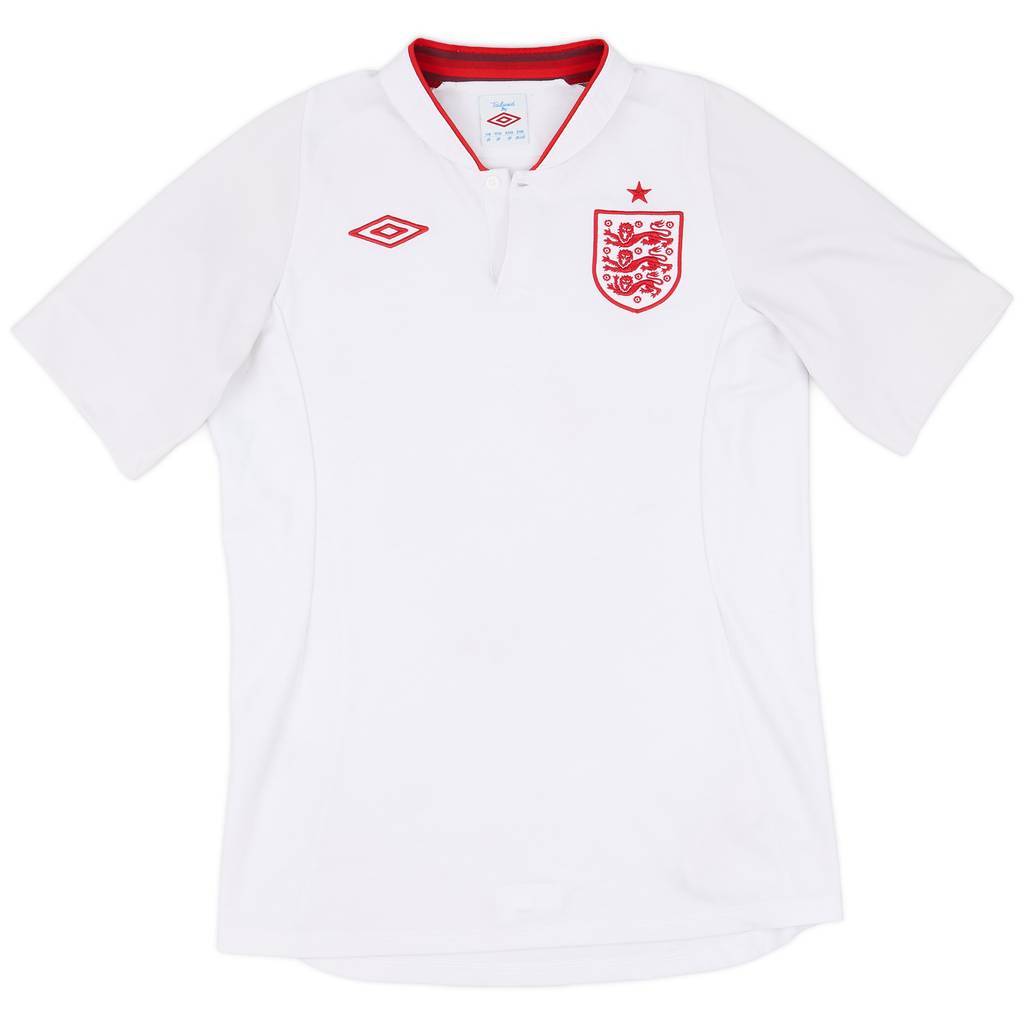 2012-13 England Home Shirt - 8/10 - (M)