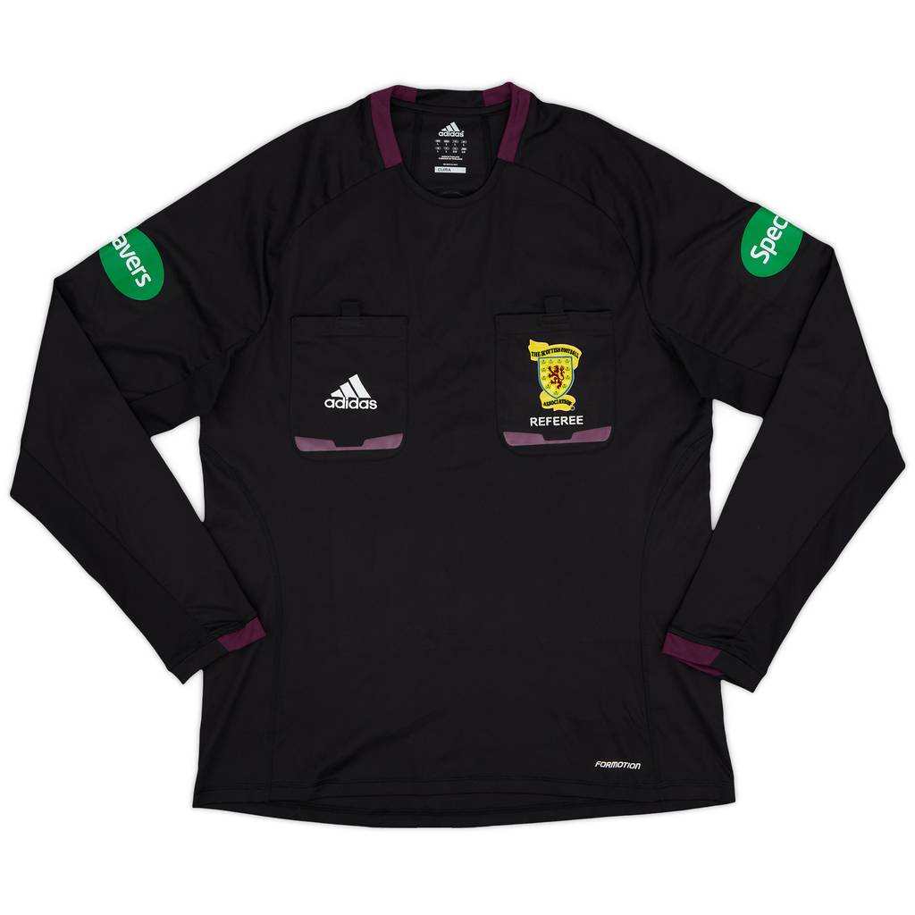 2012-13 Scotland adidas Referee L/S Shirt - 9/10 - (L)
