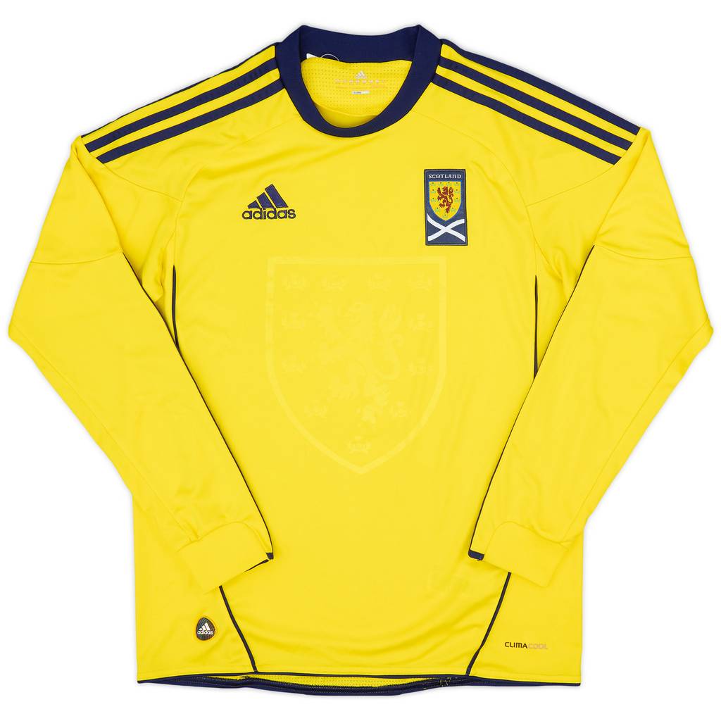 2010-11 Scotland Away L/S Shirt - 8/10 - (XL.Boys)