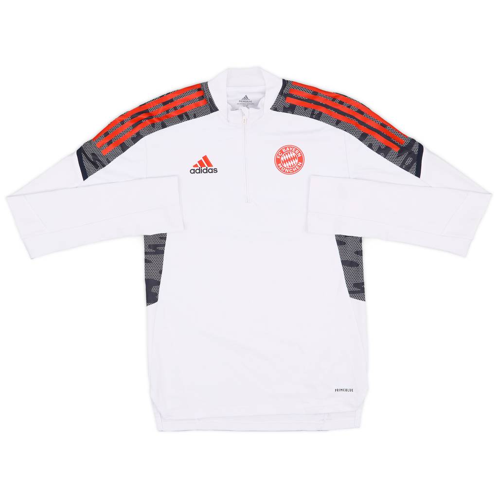 2021-22 Bayern Munich adidas 1/4 Zip Training Top - 8/10 - (XS)