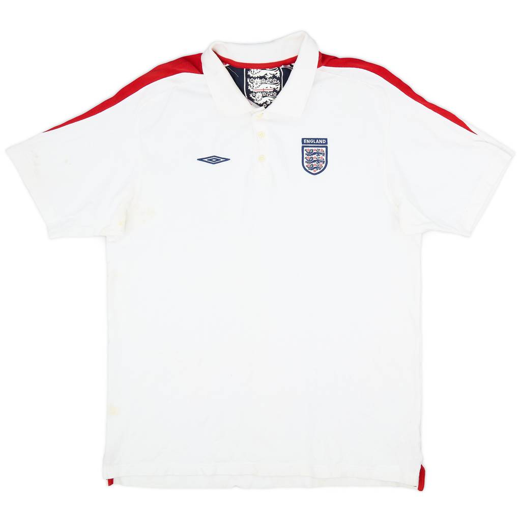2006-08 England Umbro Polo Shirt - 5/10 - (XXL)