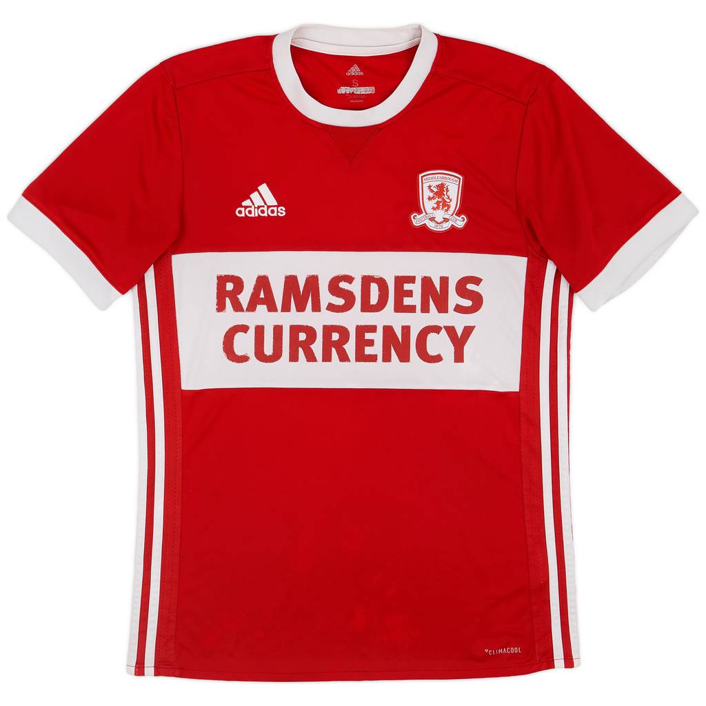 2017-18 Middlesbrough Home Shirt - 4/10 - (S)