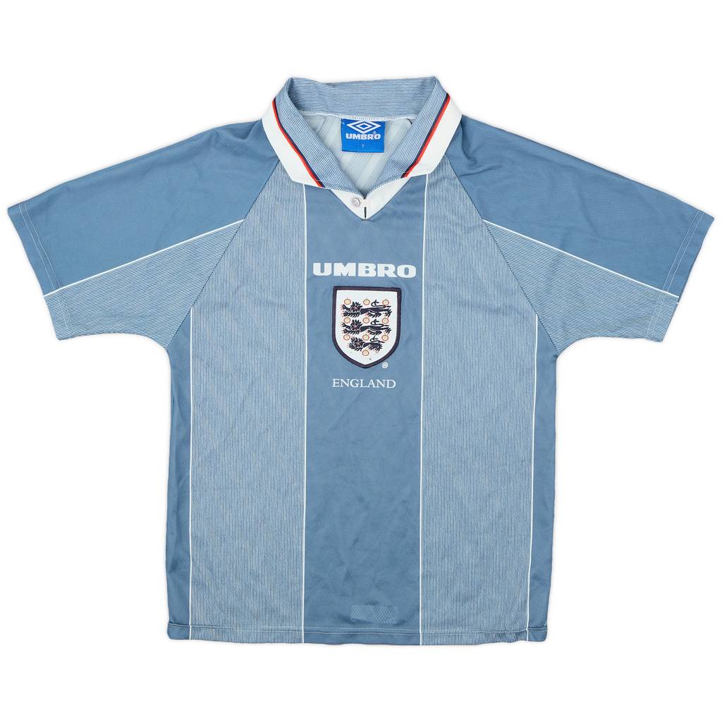 1996-97 England Away Shirt - 8/10 - (Y)