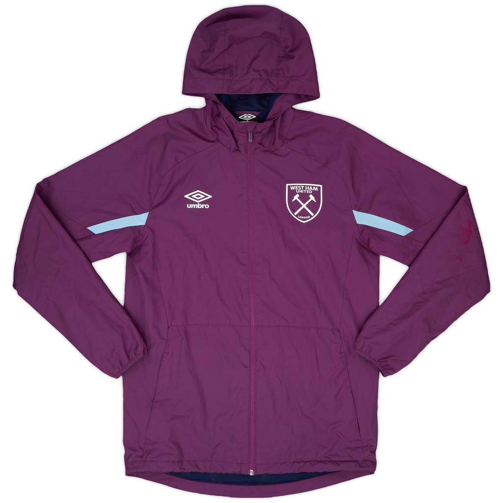 2018-20 West Ham Hooded Rain Jacket - 8/10 - (S)