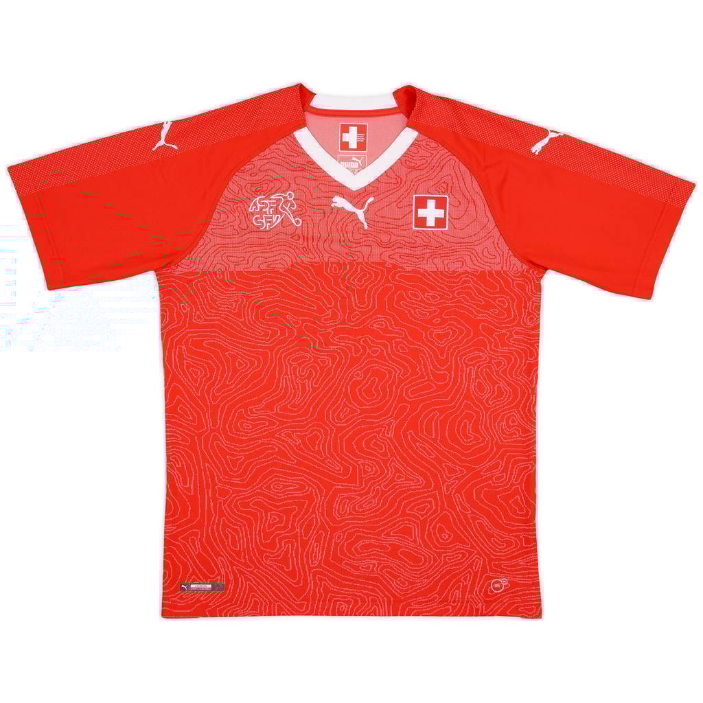 2018-20 Switzerland Home Shirt - 9/10 - (M)