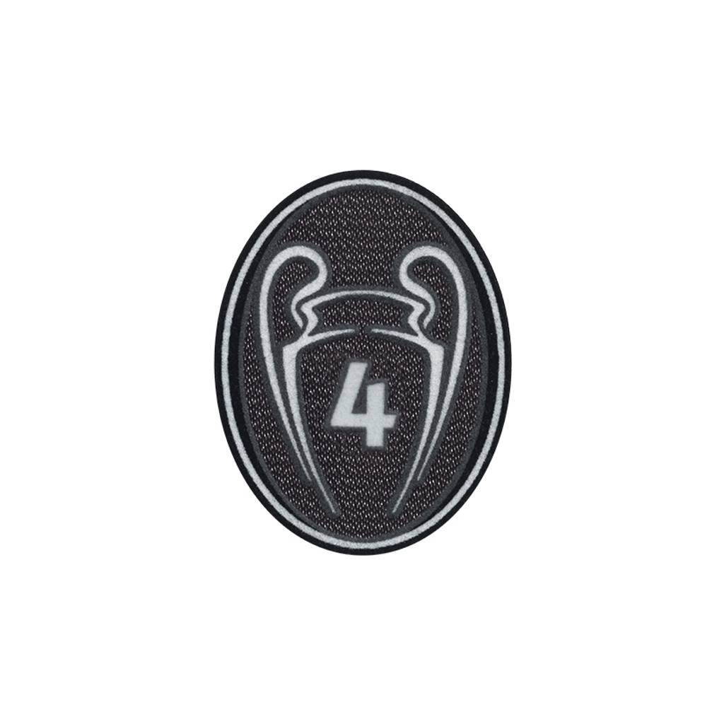 2013-21 UEFA Champions League 4 Times Winners Player Issue Badge of Honour Patch