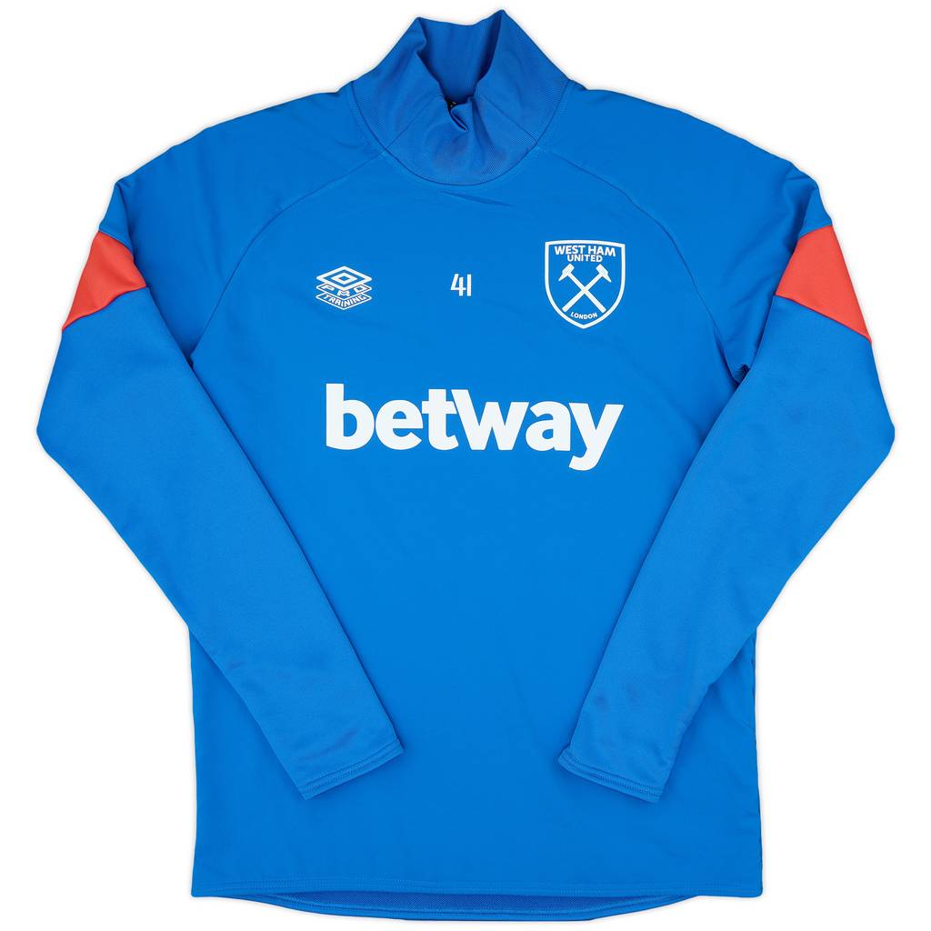 2021-22 West Ham Player Issue Drill Top #41 (Rice)