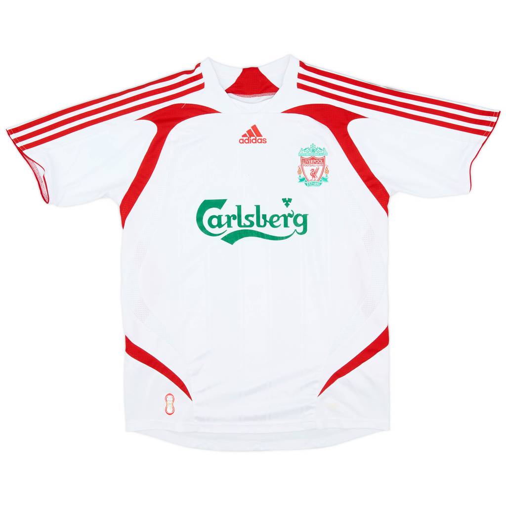 2007-08 Liverpool Away Shirt - 7/10 - (XL.Boys)