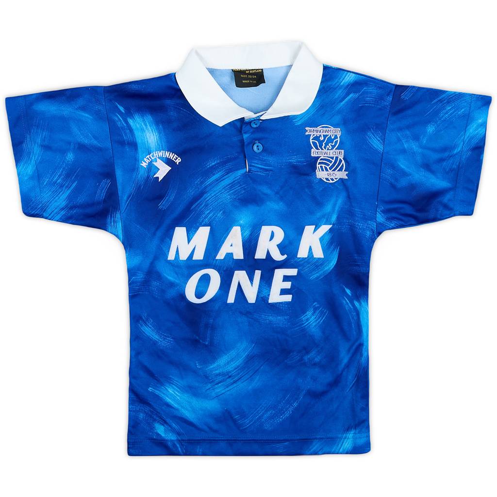 1990-91 Birmingham Home Shirt - 7/10 - (3-4 Years)