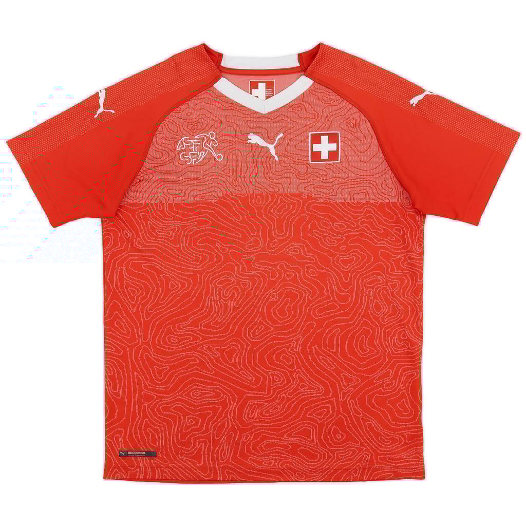 2018-20 Switzerland Home Shirt - 8/10 - (XL.Boys)