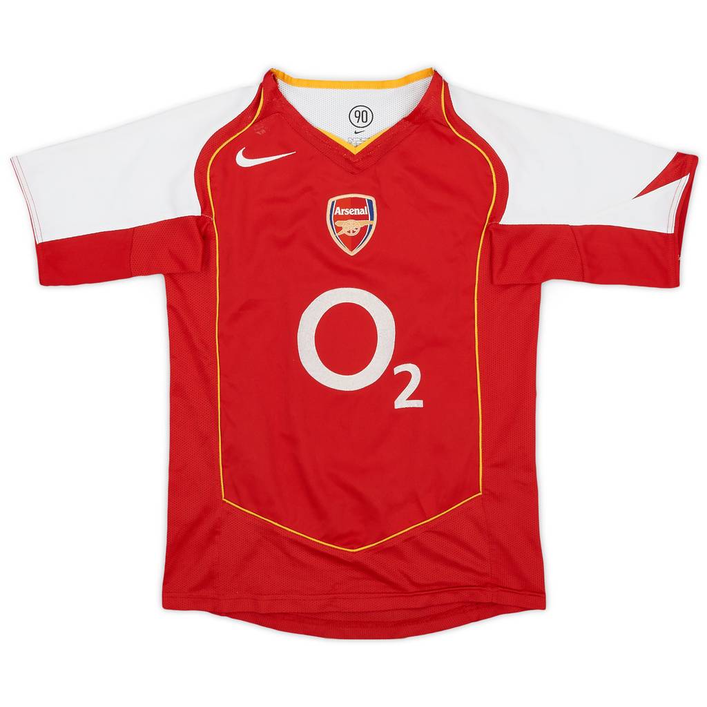 2004-05 Arsenal Home Shirt - 8/10 - (M.Boys)