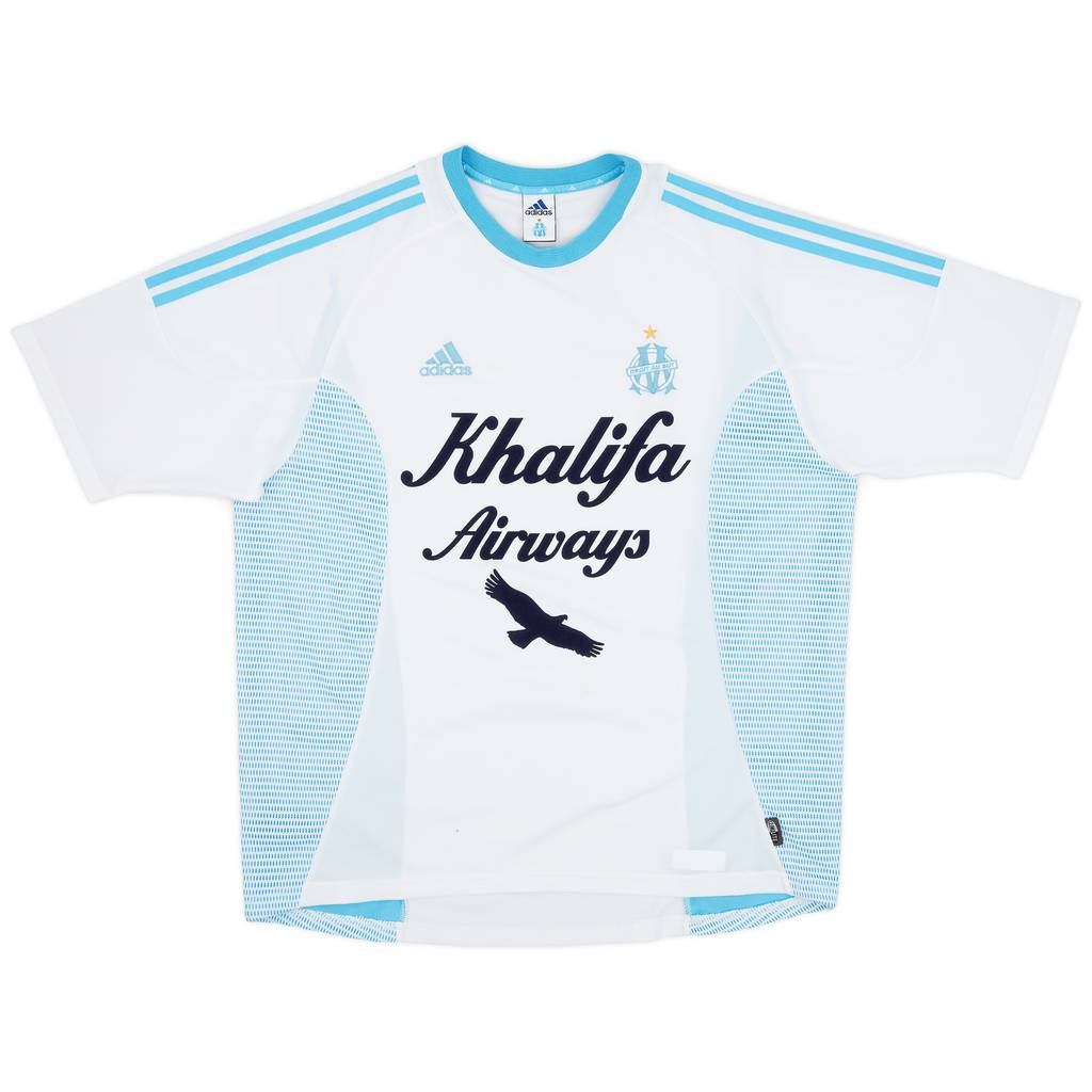 2002-03 Olympique Marseille Home Shirt - 6/10 - (XL)