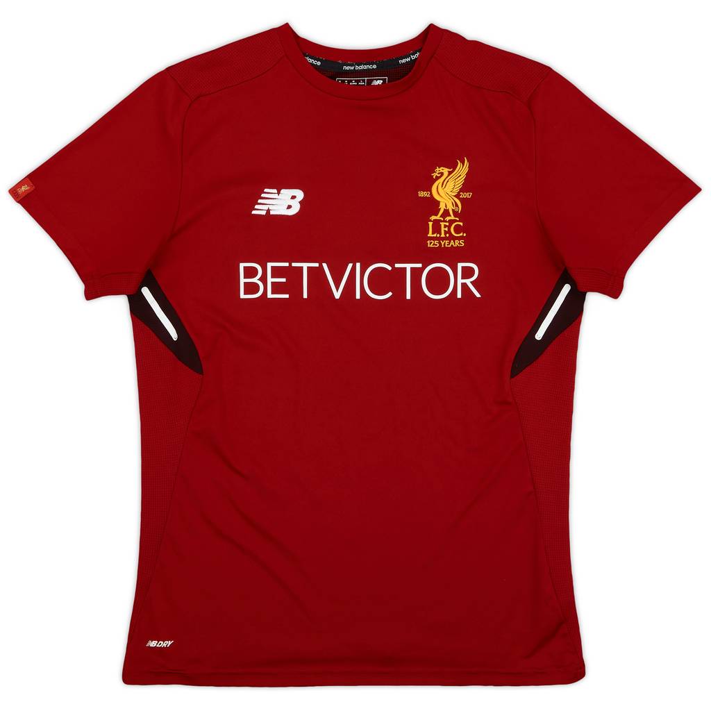 2017-18 Liverpool New Balance Training Shirt - 8/10 - (M)