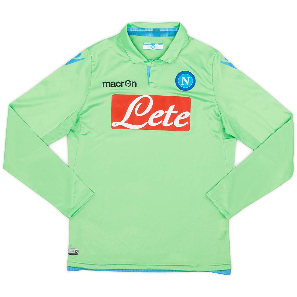 2015-16 Napoli GK Shirt - 9/10 - (M)