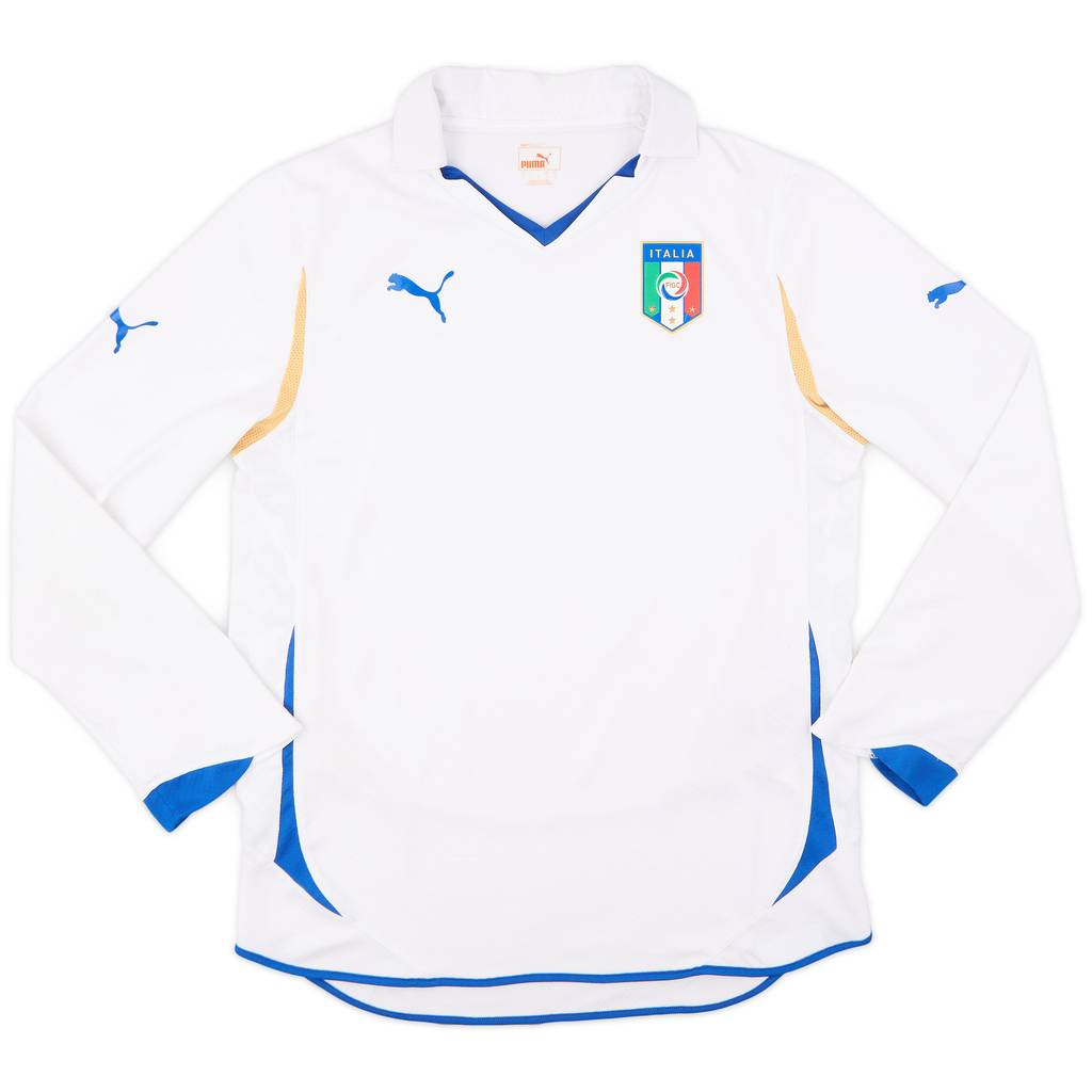 2010-12 Italy Away L/S Shirt - 8/10 - (L)