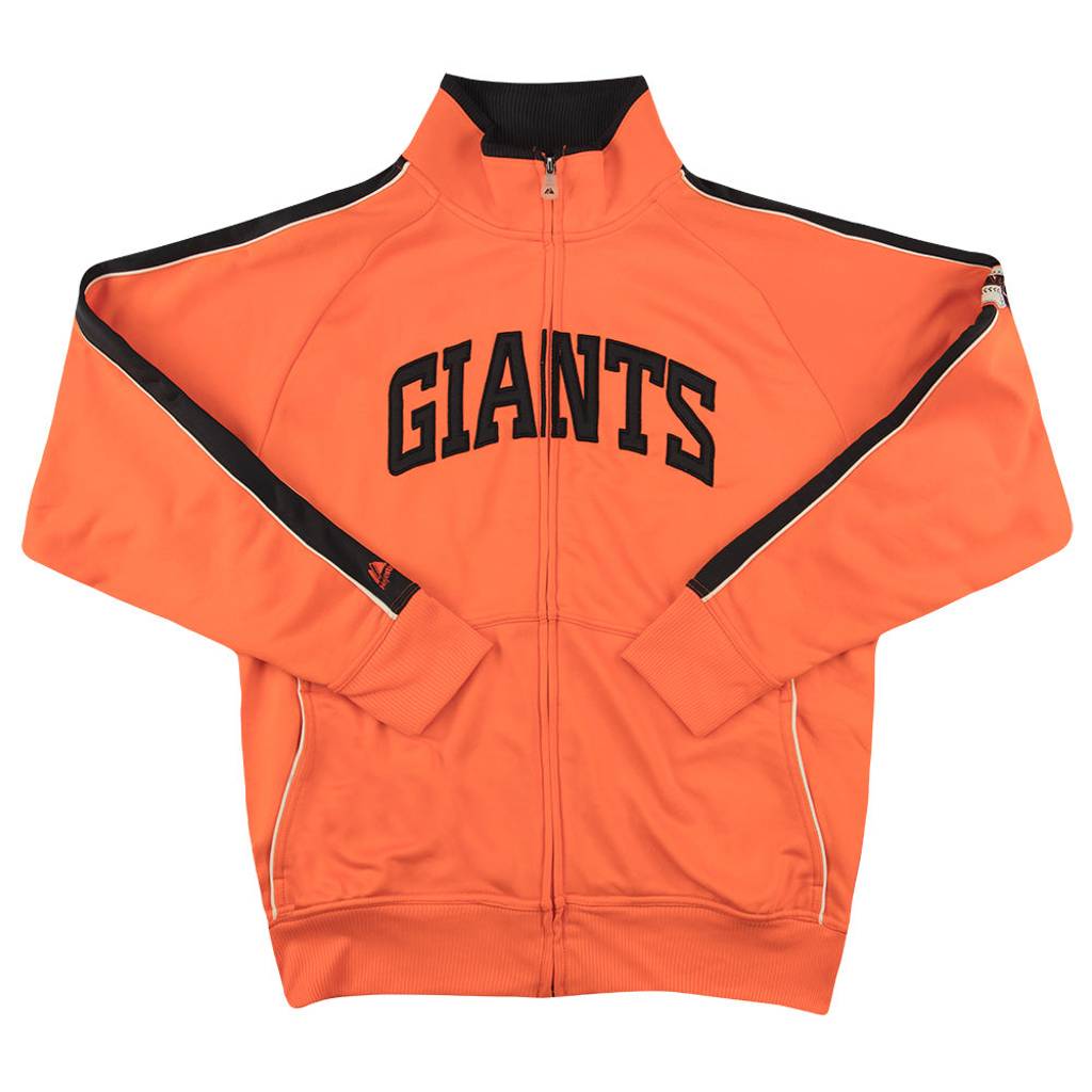 2011 San Francisco Giants Majestic Cooperstown Collection Track Jacket M
