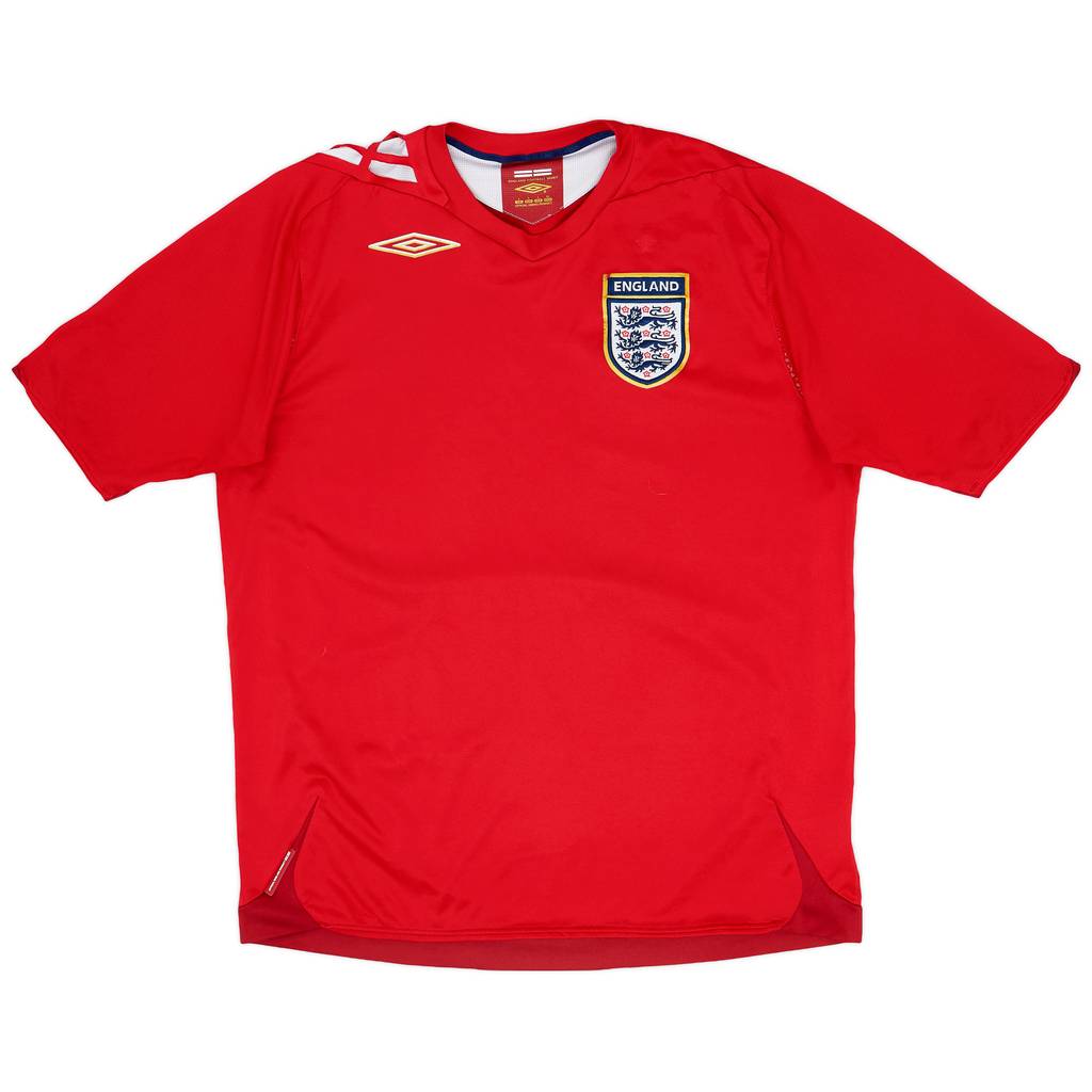 2006-08 England Away Shirt - 5/10 - (L)