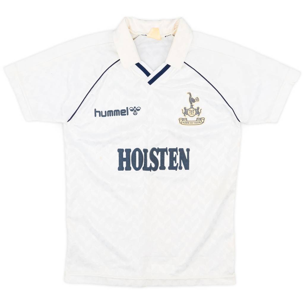 1987-89 Tottenham Home Shirt - 5/10 - (L.Boys)
