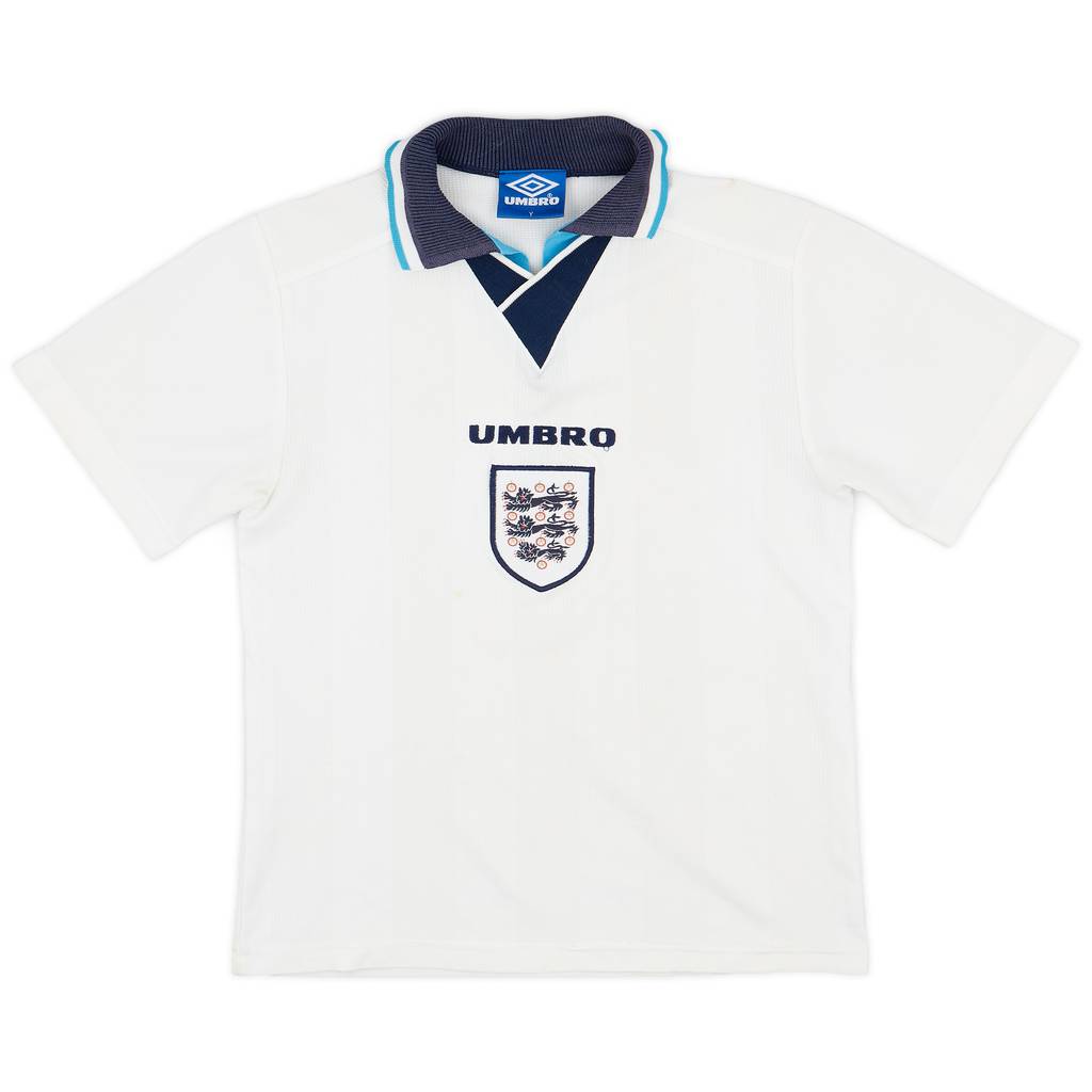 1995-97 England Home Shirt - 6/10 - (Y)