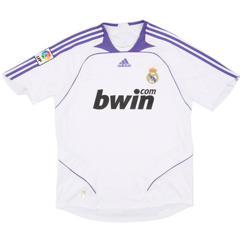 2007-08 Real Madrid Home Shirt - 6/10 - (L)