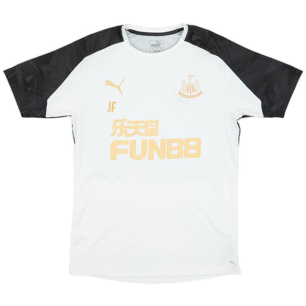 2018-19 Newcastle Staff Issue Puma Training Shirt 'JF' - 9/10 - (M)