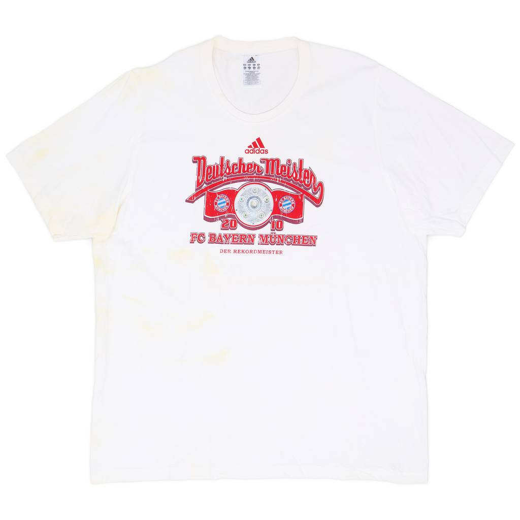 2010-11 Bayern Munich adidas Graphic Tee - 5/10 - (XXL)