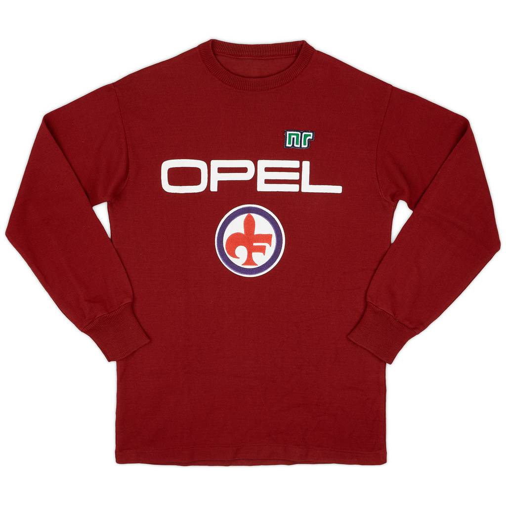 1983-84 Fiorentina Ennerre Cotton Training L/S Top - 8/10 - (M)