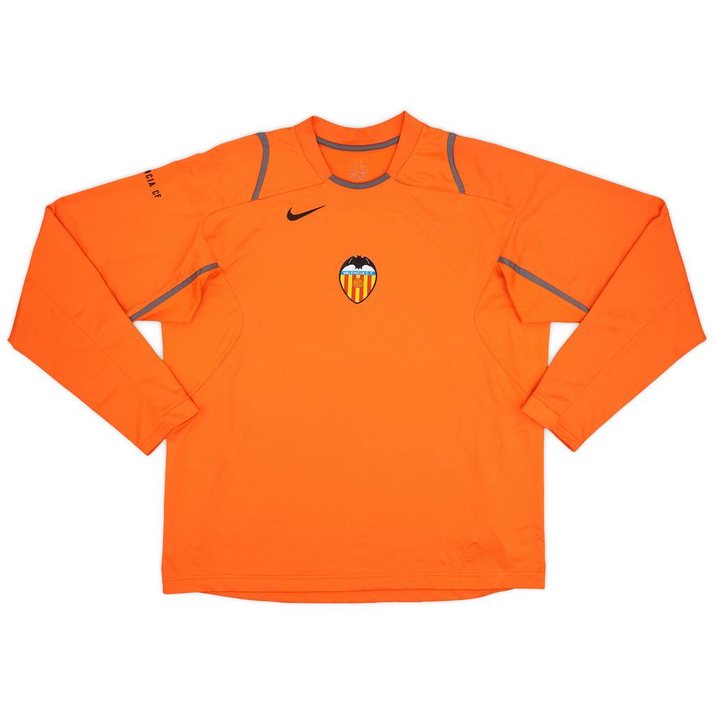 2006-07 Valencia Nike Training L/S Shirt - 9/10 - (L)